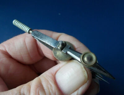 £15 • Buy VINTAGE Brass And Steel SPRING BOWS  - DRAUGHTSMANS COMPASS/DRAWING INSTRUMENT 