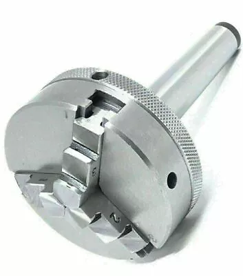 Chuck Shank Lathe Self Centering Drawbar 3-Jaw With 65mm 50mm With MT1 Jaw Mini • $108.65