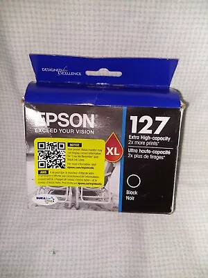 Epson 127 XL Black Printer Ink Cartridge High Capacity Exp 06/2026 • $24.99