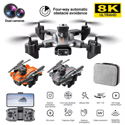 2024 Drone RC Drones Pro 4K HD Camera WIFI FPV Quadcopter Foldable Bag Gifts NEW • £28.59