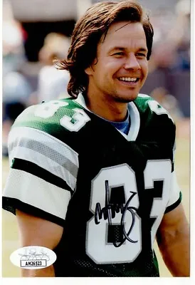 Mark Wahlberg Signed Autographed Small Photo Invincible Vince Papale JSA AM26523 • $119.99
