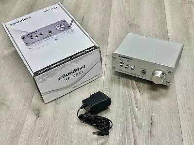 USED Soundavo HP-DAC1 DAC/Headphone Preamp Support RCA USB And S/PDIF Inputs • $65