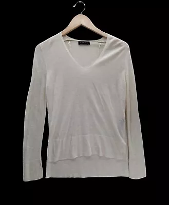 Zara Knit Cream Color Lightweight Tunic Sweater Size-XS • $18.75