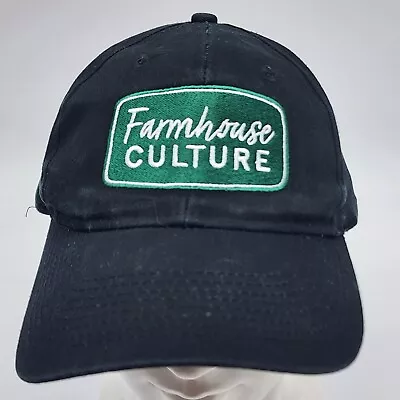 Farmhouse H Cap Culture Black Hat Augusta Green Adjustable Hat Cap • $26.64