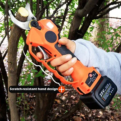 40mm Electric Pruning Shears Cutter Pruner Cordless Branch Scissors Garden Kits • £198.99