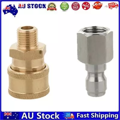 AU Pressure Washer Adapter 1/4 Quick Connect High Pressure Washer Quick Connecto • $9.97