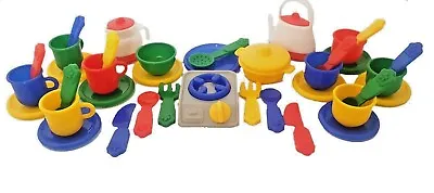 £7.99 • Buy Kids Pretend Kitchen Play Set Pots And Pans Cooking Utensils