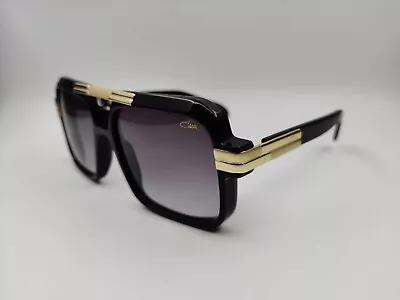 CAZAL Legends Sunglasses 663 Black/Gold Frame Grey Gradient Lens • $80