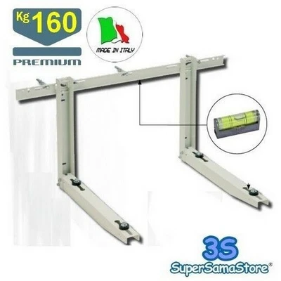 £63.81 • Buy 3S NEW Air Con Conditioning Outdoor Unit Wall Brackets Topbar 160 Kg Heat Pump