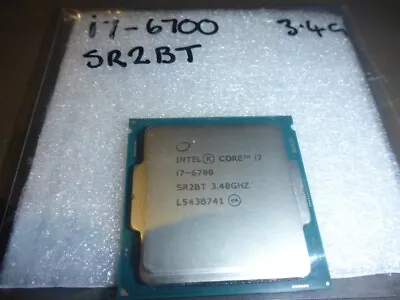 INTEL Core I7-6700 3.4Ghz SR2BT DESKTOP PC COMPUTER CPU SOCKET LGA1151 TESTED • $88.56
