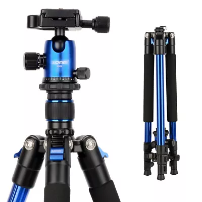 £45.59 • Buy ZOMEI Q555 Tripod Monopod Aluminium Travel Ball Head Stand For DSLR Camera UK