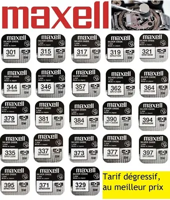 Button Batteries Special Watches Maxell Silver Oxide 1.55V °°° Seller Pro °°° • £5.10