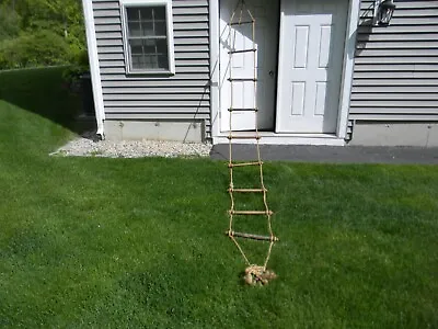 Antique Barn Boat Jacobs Rope Tree Ladder  • $29