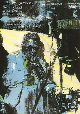 Miles Davis- Miles Artwork - Full Size Magazine Advert • £5.99