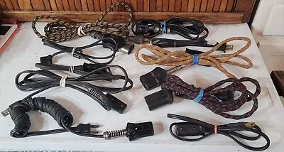 Vintage 2-Pin Small Appliance Power Cords ~ Lot Of 10 • $22.95