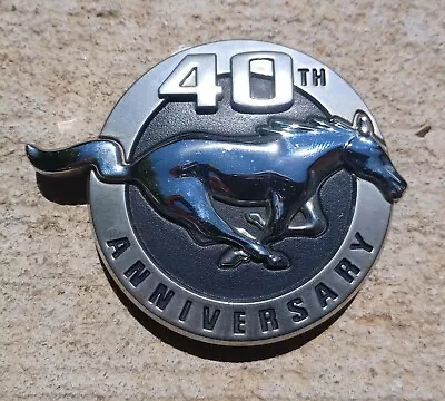 Ford Mustang 40th Anniversary Fender Emblem 2004 Part Number 4R3J-16C148-AB • $24.95