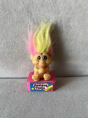 Vintage 1992 Fantasy Trolls Stamper Troll Purple Ink Troll On Unicorn • $15.96