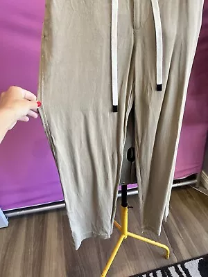 Bassike Tan Twill Straight Leg Pant Size 0 (AU 6-8) • $29.99