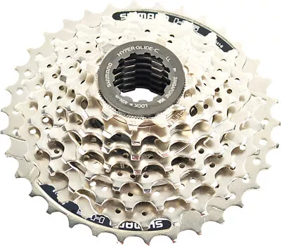 Shimano CS-HG41 Cassette - 8 Speed 11-34t Silver Mega Range • $23.17