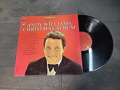 THE ANDY WILLIAMS CHRISTMAS ALBUM 1963 LP COLUMBIA VINTAGE VINYL 33rpm CS 8887 • $49.99