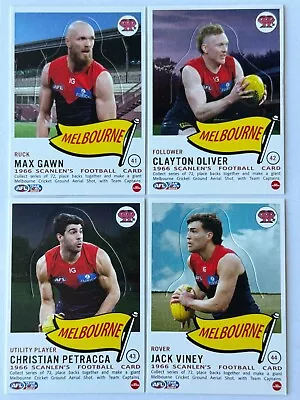 2024 Teamcoach Scanlens Die Cut Melbourne Set (4 Cards) • $5