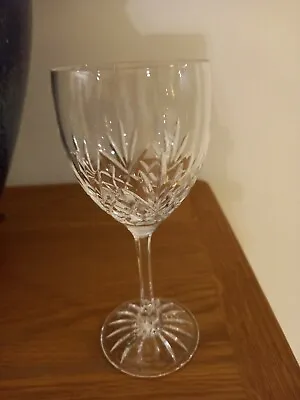 Edinburgh Tay Large Cut Crystal Wine Glass  6 3/4    • £15.99