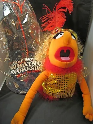 E87s Fao Schwarz Muppets Whatnot Workshop Orange Body Puppet Female Show Girl • $48