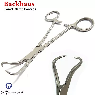 Backhaus Towel Clamps Forceps Veterinary Medical Surgical Medical Instruments CE • $5.99