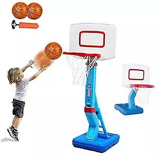 Toddler Basketball Hoop Indoor Mini Adjustable Poolside Basketball Goals With  • $61.66