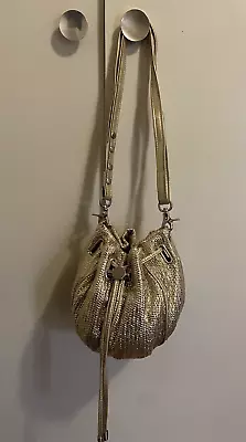 MIMCO Gold Mesh Cocoon Bag • $35.62