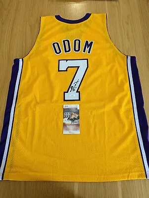 $580 • Buy LAMAR ODOM  - LA Lakers Signed Jersey With COA