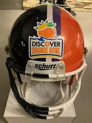 2011 Discover Orange Bowl Virginia Tech Vs Clemson SCHUTT Football Helmet  #4525 • $159.99