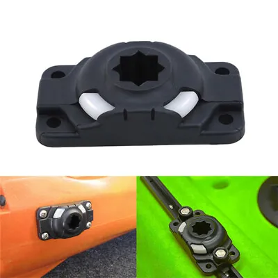 Kayak Rod Holder Mount Base Boat Slide Rail Kayak Fishing Rod Accessories B • $12.94