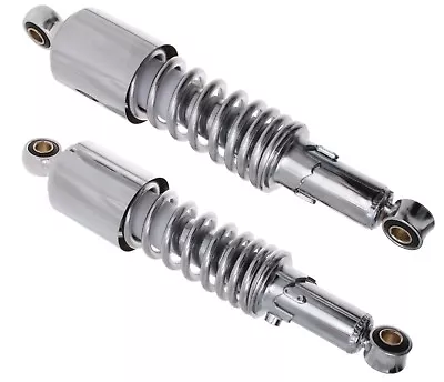 Chrome Rear Shock Absorbers For Suzuki GN125/150 Motorcycle 125/150cc • $50.99
