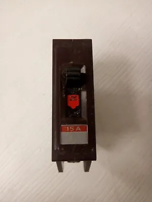 Wadsworth 15 Amp 1 Pole Circuit Breaker Metal 120v A115used • $16.90