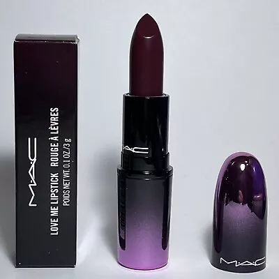 BNIB MAC *410 LA FEMME* Love Me Lipstick ~ Deep Eggplant Purple • $14