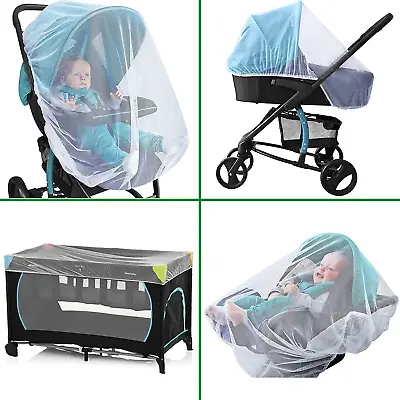 Baby Mosquito Net For Stroller Car Seat & Bassinet – Premium Infant Bug Netting • $18.15