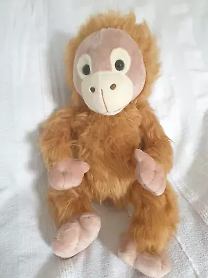 Brown Vintage Cheeky Monkey /Ape 14 Inches Tall • £4.99