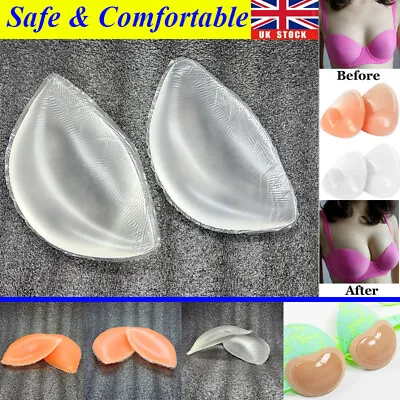 £9.19 • Buy Silicone Gel Bra Breast Enhancers Push Up Pads Chicken Bikini Fillets Inserts