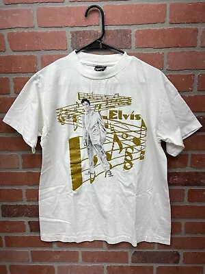 Vintage 80s Elvis Presley King Of Rocks And Roll Tour Concert T Shirt Size Large • $19.95