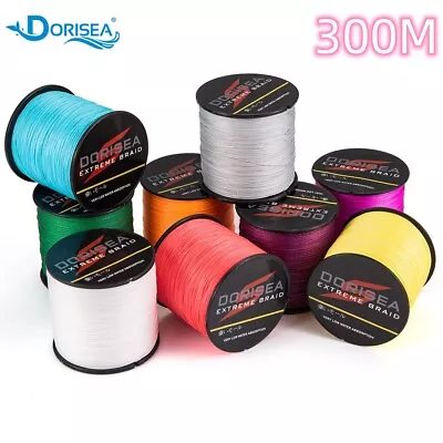 $14.85 • Buy 300m 6LB-300LB PE Dyneema Dorisea Braided Fishing Line Spectr BRAID Line
