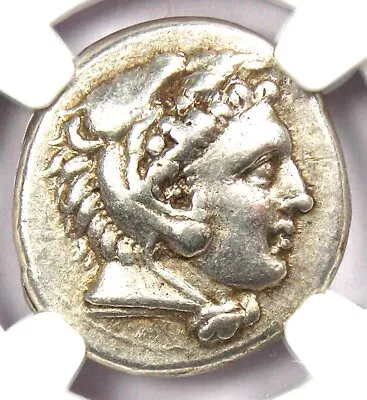 Alexander The Great III Silver AR Drachm 336 BC - NGC VF - Rare Lifetime Issue • $441.75