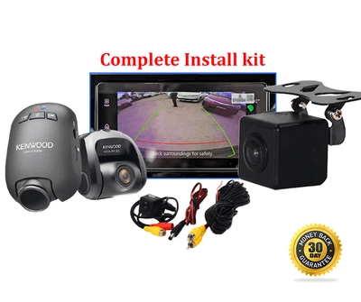 $407.15 • Buy Dash Cam DRV-A700W With Reverse Camera NTSC Kit For Mitsubishi Pajero 2015-2019
