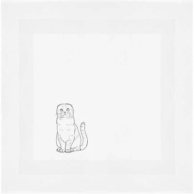 £7.99 • Buy 'Scottish Fold Cat' Cotton Napkin / Dinner Cloth (NK00028373)