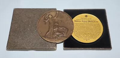 Melvin Jones Medallion | Bronze Medal Founder Of Lions International Clubs • $26.24