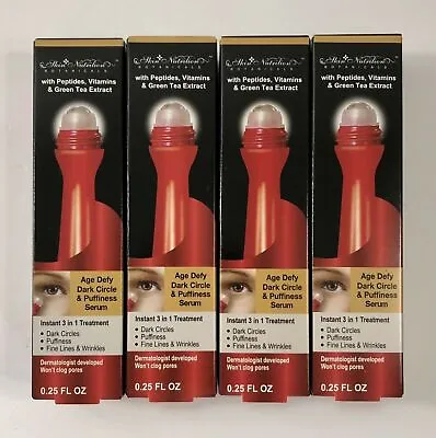 (4pk) Skin Nutritions Age Defy Dark Circle Puffiness Serum Roll On NEW SEALED • $10.95