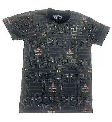 Pac-Man Game Bandai NAMCO T Shirt Adult Small Black Short Sleeve Mens S • $14.97