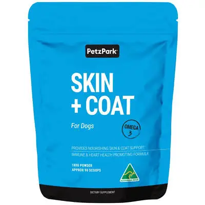 Skin Coat Nail Supplement For Dogs - Omega 3 Zinc Biotin  - Made In Australia • $89.95