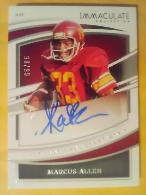 2022 Panini Immaculate Marcus Allen Auto USC 1978 National Champions #90/99  • $39.99