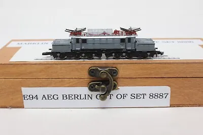 Z Scale Marklin E94 Locomotive Gray Crocodile Berlin Out Of Set 8886 Wood Case  • $349.99